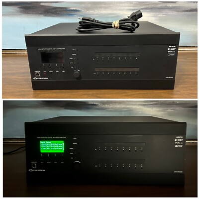 Crestron DM-MD8X8 Digital Media Switcher DMC-4K-HD-DSP DMC-4K-CO-HD Cards