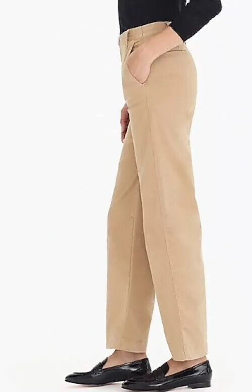 NWT JCREW Full-length wide-leg chino pant Sz00 J7331 HTHR NWT JCREW Full-length wide-leg chino pant Sz00 J7331 HTHR