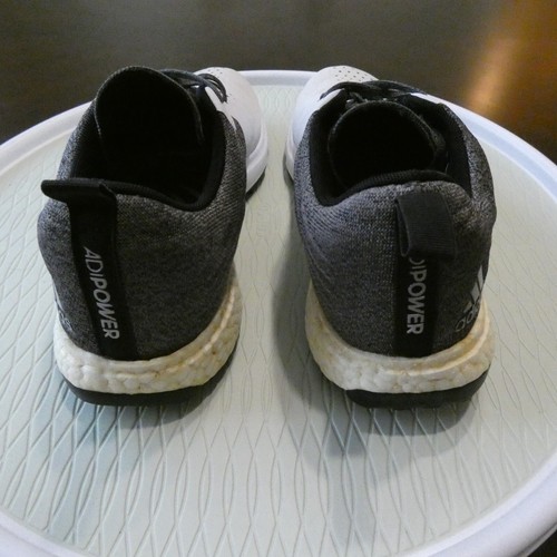 Adidas Adipower 4orged AC8397 Hombres 10.5 Tenis Blanco Gris Zapatos Atléticos de Golf - Imagen 4 de 10