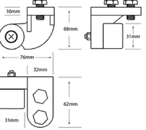 TRACK DOOR STOP (THERMAL TYPE) LH - Picture 2 of 4