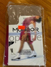 Mondor 3312 Women's Large 82 Suntan Footless figure Ice Skating Skate Tights