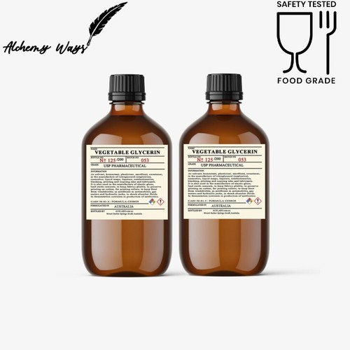 Glycerine VG 100% Pure Vegetable Glycerine USP, Food Grade B.P. Grade - Picture 3 of 4