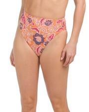 Cleobella Alice Swim Bathing Suit Bottom XS Tropique CB012 Orange Pink NEW