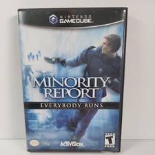 Minority Report Everybody Runs (GameCube, 2002) Complete CIB Manual