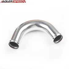 ADLERSPEED 3.5" OD 135 Degree Aluminum Turbo Intercooler Pipe Tubing L= 300MM US
