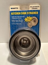watts kitchen sink strainer Polar White C695WH Sealed Pack b10