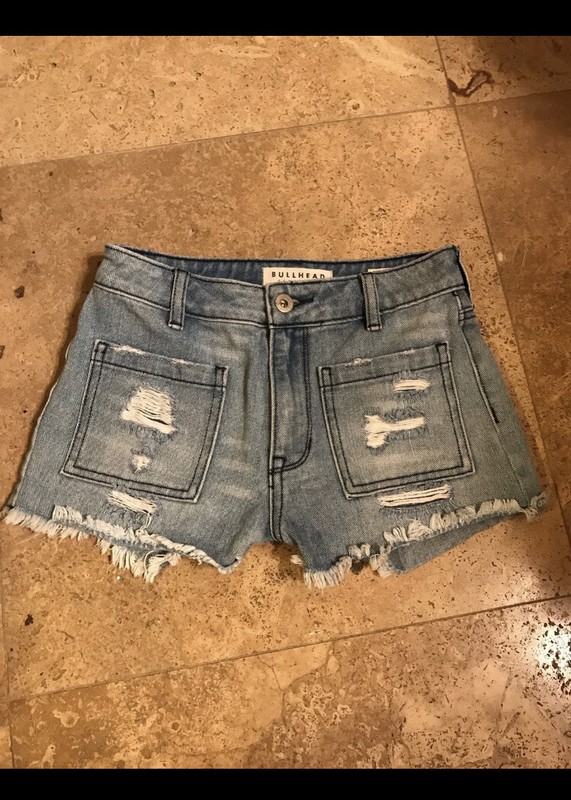 Bullhead Denim High Rise Shorts 0