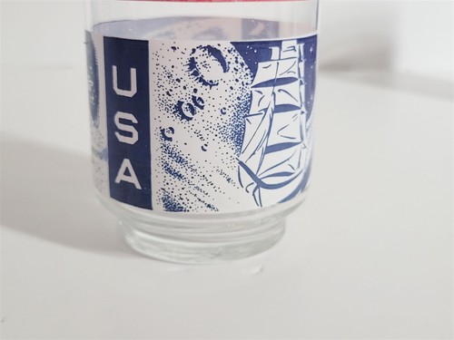 5 Drinking Glasses Collectible Apollo Moon Mission 11, 12, 13 - Picture 14 of 18