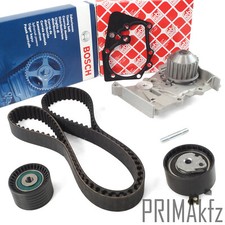 BOSCH Zahnriemen + Rollensatz + FEBI Wapu für Renault Dacia 1.4 1.6 16V