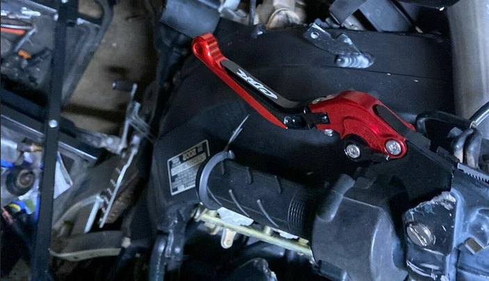 For Honda CBR1000RR/FIREBLADE/SP 2008-2021 2018 Brake Clutch Levers CNC Logo Red - Image 3 of 4