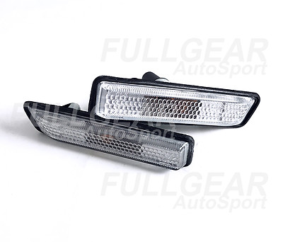 CLEAR LENS BUMPER SIDE MARKER SET FOR BMW 3-SERIES E36 318 325 328 M3 1997-1998