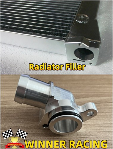 Top Water Take Off Flange for VW Golf G60 &Corrado G60 Aluminum Radiator - Picture 2 of 7