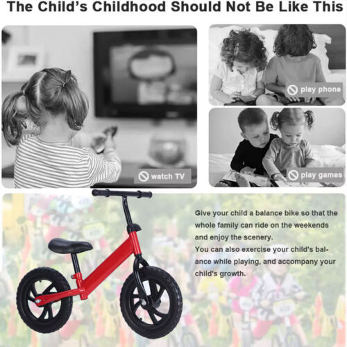 Kids Balance Bike For 3+ Years Old Girls Boys Children Training Bike Toys Gifts - Picture 15 of 20