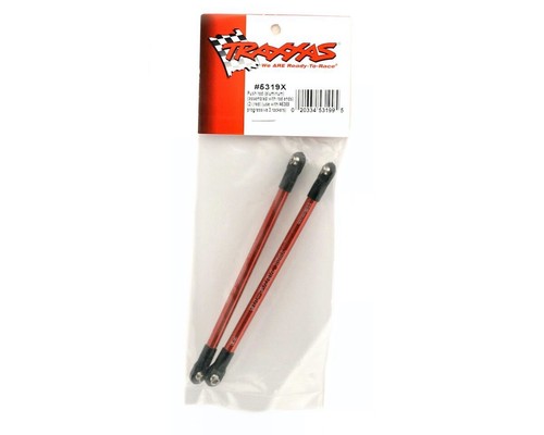 Traxxas Push Rod Alu rot für Umlenkhebel progressiv 3 TRX5319X E-Revo Brushless, - Bild 2 von 2