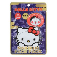 ASUNAROSYA Sanrio Hello Kitty Narikiri Face Pack Okame 1 pc #nom