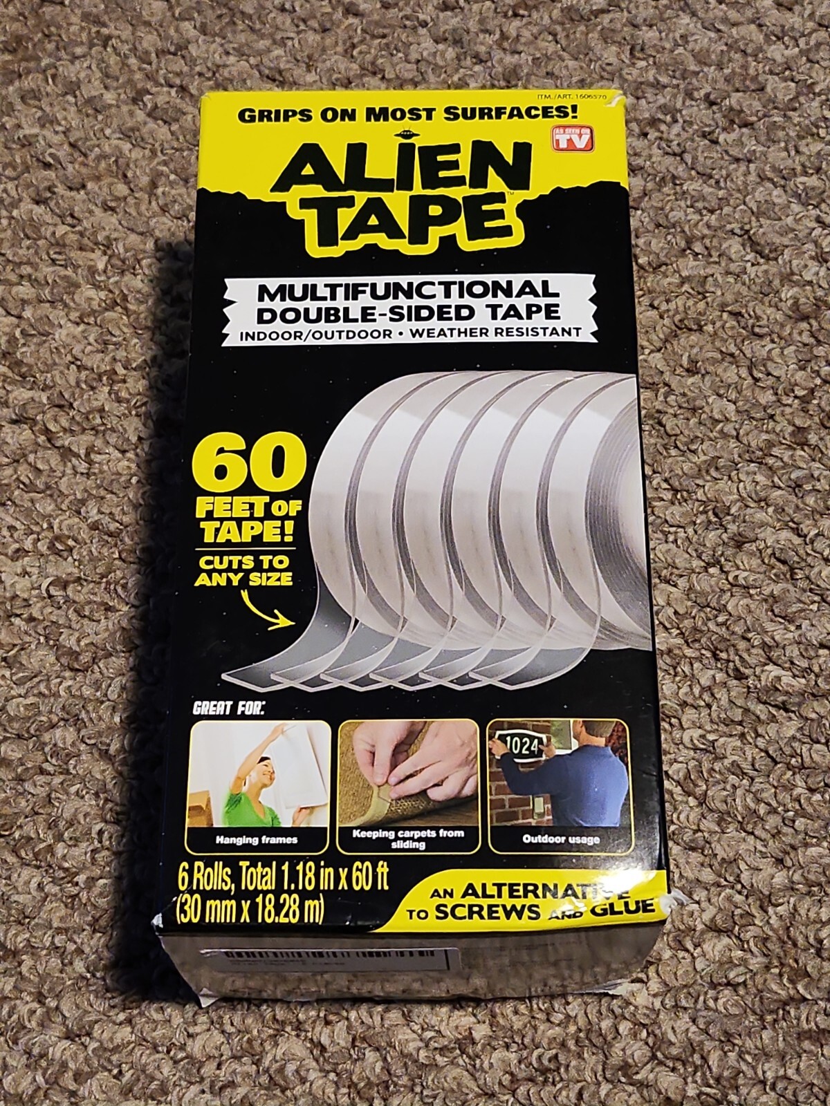 10ft X 6PCS Alien Nano Magical Tape Double Sided Traceless Washable ...