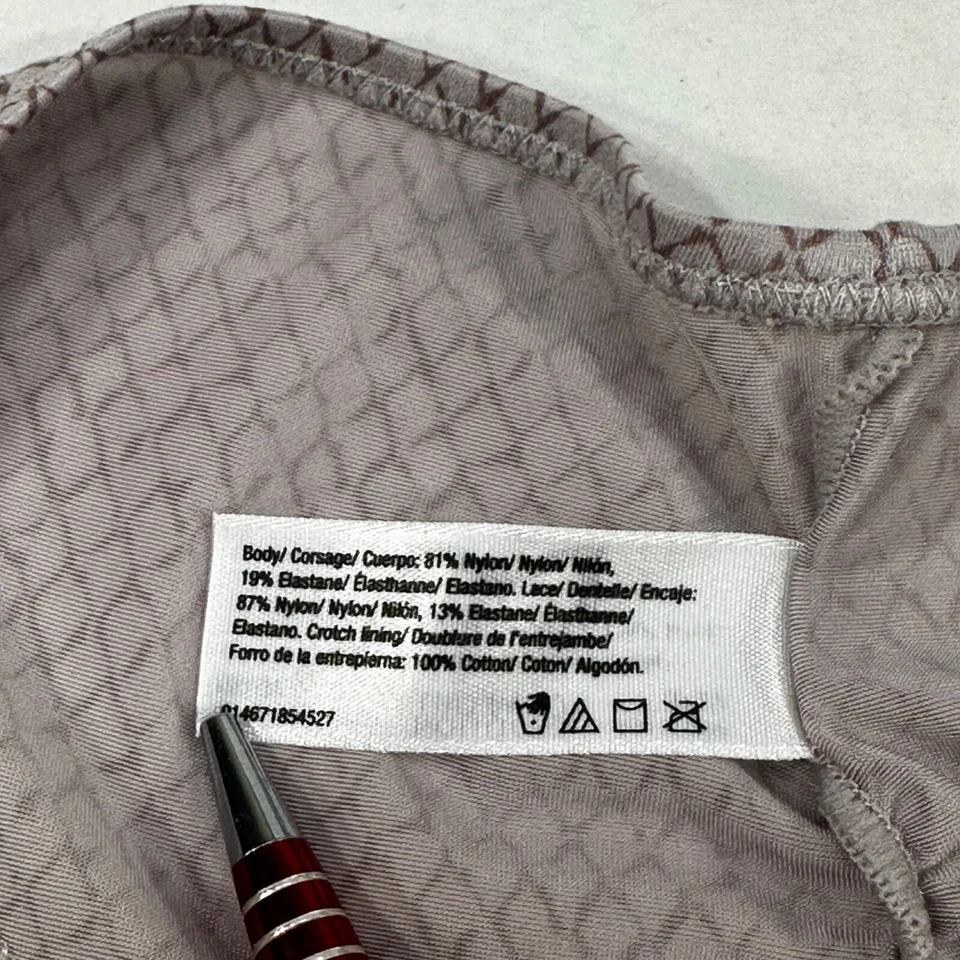 Calcinha Maidenform Feminina Tamanho 7 Grande Conforto Devoção Tanga Estampada Bronzeada Nova - Imagem 4 de 4