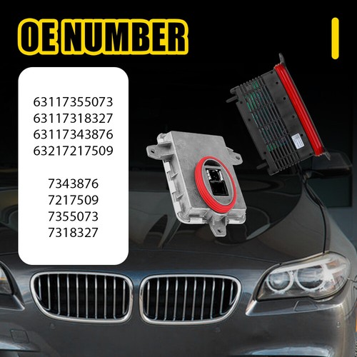 Xenon Headlight TMS Driver Module For 14-16 BMW 5 Series 528i 63117440877 2set D - Picture 3 of 15