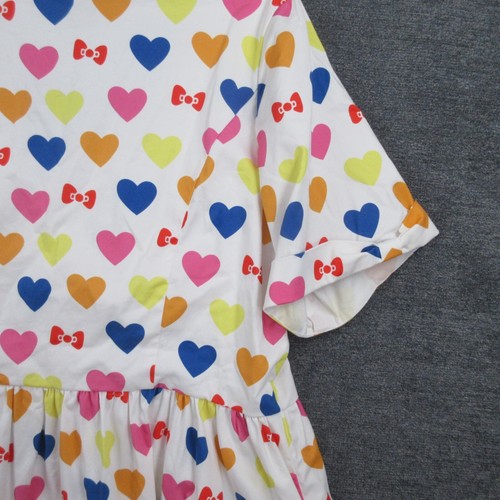 ModCloth For Hello Kitty Dress Womens 22W Plus Hearts And Bows Short Sleeve - Picture 10 of 12