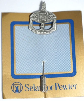 Collectible Lapel Pin - WAU KITE by SELANGOR PEWTER Vintage circa 2000's RARE - Image 1 of 3