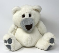 Dakin Fun Farm Polar White Bear Gray Feet Pads Plush Stuffed Animal Toy 1987 10  