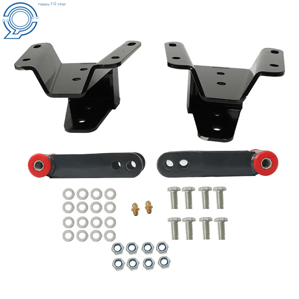 4" Rear Drop Lowering Hanger Shackle Kit For Ford F100 2WD 1965-1972 - Изображение 2 из 4