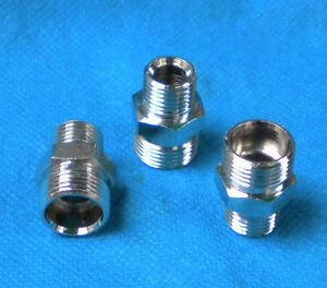 Pipe 1/8 NPT Male to M12 M12X1 Male Metric Adapter Fitting Oil Fuel Air Pipe 1/8 NPT Male to M12 M12X1 Male Metric Adapter Fitting Oil Fuel Air