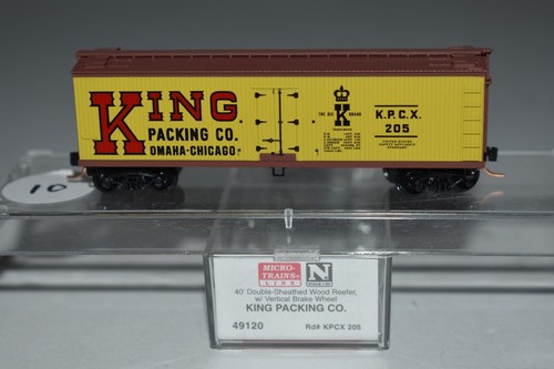 Spur N MTL 49120 King Packing 40' Single Door Reefer 205 C47195 | Zustand: Used