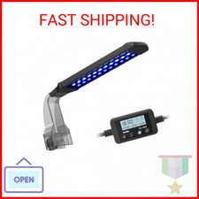 NICREW Marine Clip on Aquarium Light, Saltwater Fish Tank Light for Coral Reef T