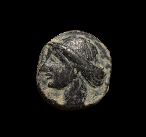 Moneda Hispano Cartagines Calco. Alv. Bur. Nº 515 año 235-220 a.c. Peso 8,6gr - Imagen 1 de 3