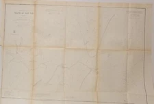 1859 U.S. Coast Survey Preliminary nautical chart map Sapelo Sound, Georgia