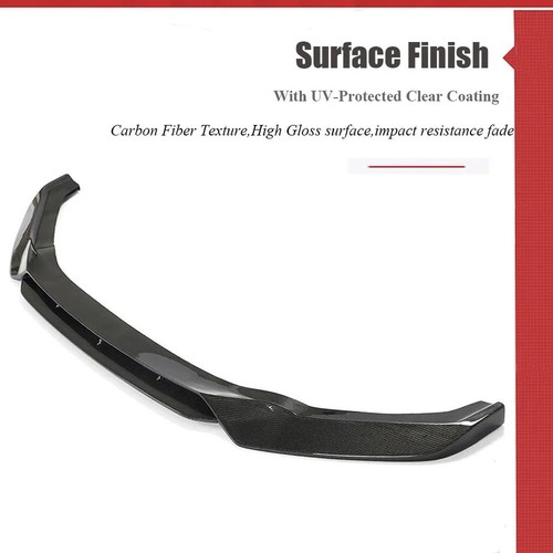 For BMW X5M F85 X6M F86 2014-18 REAL CARBON FIBER Front Bumper Lip Chin Spoiler - Picture 9 of 16
