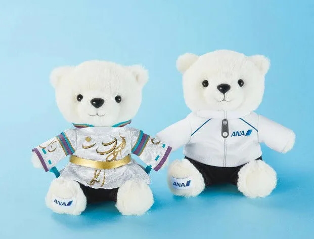 Yuzuru Hanyu フィギュアセット ANA製 Yuzuru Hanyu ANA official Flight Bear Plush Doll YUZU Set Limited