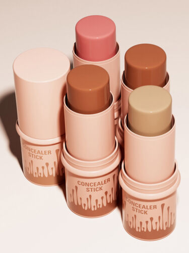 5-Farben-Highlighter-Stick Wasserhelles Rouge Gesichtskontur Aufhellendes ≌ - Bild 16 von 26