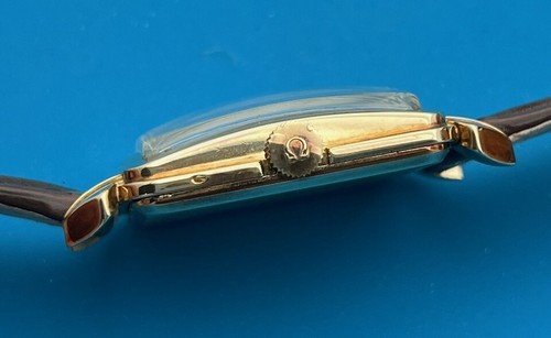 OMEGA VINTAGE SQUARE Ref. 3903 AUTOMATIC Cal. 342 14K SOLID GOLD 33x44 MENS - Picture 12 of 20