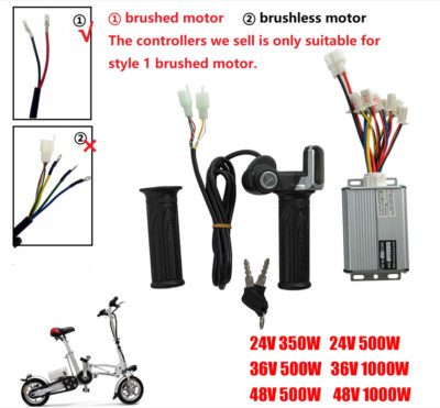 350W-1000W Brush/Brushless Electric Bike Scooter Motordrehzahlregler 24V-48V DHL