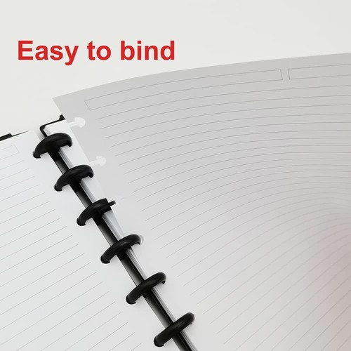(2-Pack) 11 Disc Hole Punched Rule Paper, 100Sheets , 8.5'' x 11'' - Picture 4 of 7