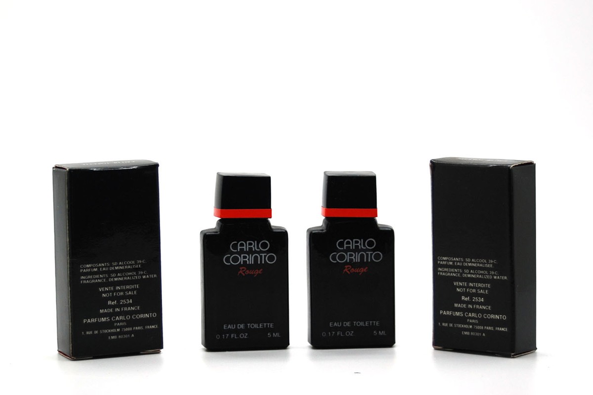 Carlo Corinto Rouge oz, ml Eau De Toilette Mini Splash for