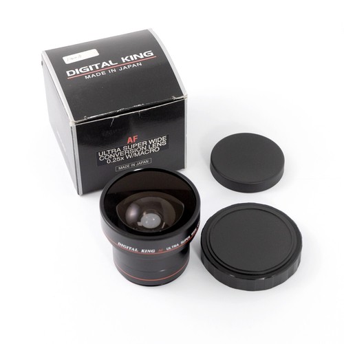 DIGITAL KING ULTRA SUPER WIDE CONVERSION LENS 0.25X W/MACRO 52mm made in japan - Picture 3 of 9