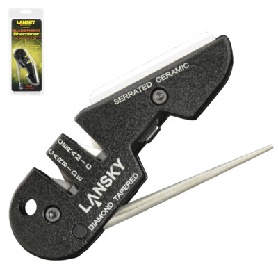 LANSKY Blade Medic Messerschärfer 3fach Schleifsystem kompakt inkl. Diamant Stab