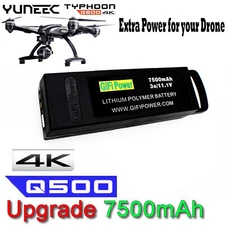 Non-OEM LiPo Battery 7500mAh 11.1V 3S  For Yuneec Q500 4K Typhoon G RC Drone