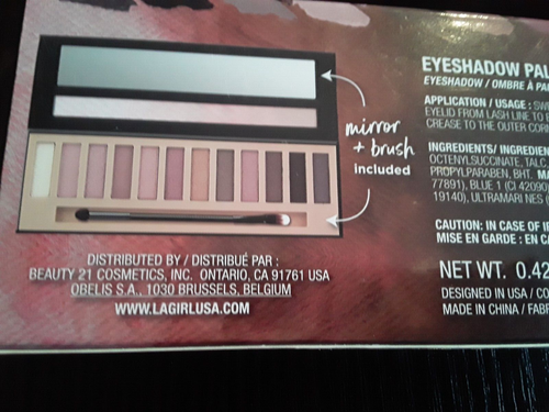 L.A. Girl Beauty Brick Nude Shades Eyeshadow Collection Palette Lot of 2 Gifts - Picture 4 of 5
