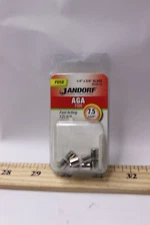 (4-Pk) Jandorf AGA Fast Acting Glass Fuses 7.5A 125V 1/4" x 5/8" 60619