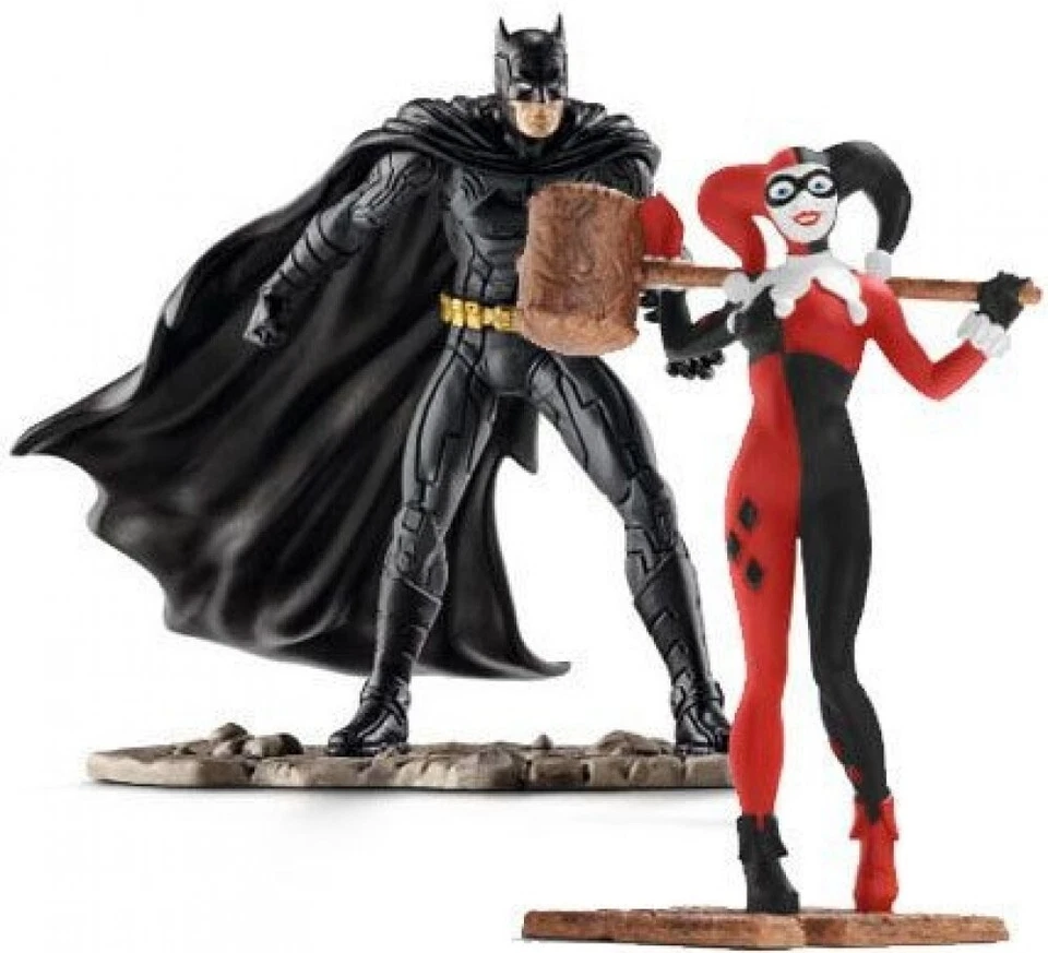 Boxset Schleich 22514 Scenery Pack Batman Vs Harley Quinn Nuevo juguete coleccionable Foto 3 de 3