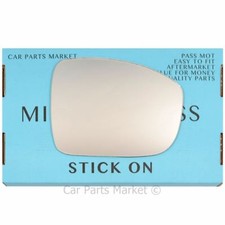 Right Driver side Flat Wing mirror glass for Nissan GT-R 2008-2017