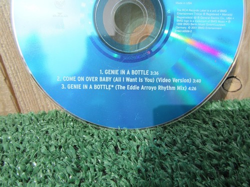 Christina Aguilera Genie In A Bottle/Come On Over Single CD **DISC ONLY** - Picture 2 of 3