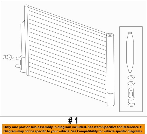 GM OEM Condenser 84297681 - Foto 2 di 2