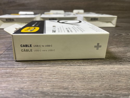 Bundle of 6! OtterBox (3.3-Ft) 1M Fast Charge USB-C to USB-C Tough Cable - Black - Picture 2 of 4