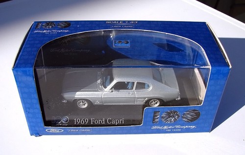 Minichamps 1969 Ford Capri 1/43 Diecast Model Silver (Australian Edition)