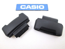 Genuino Casio G-Shock G-2900V 16mm Asa Resina Negra Banda Extremos Piezas Adaptadores X 2